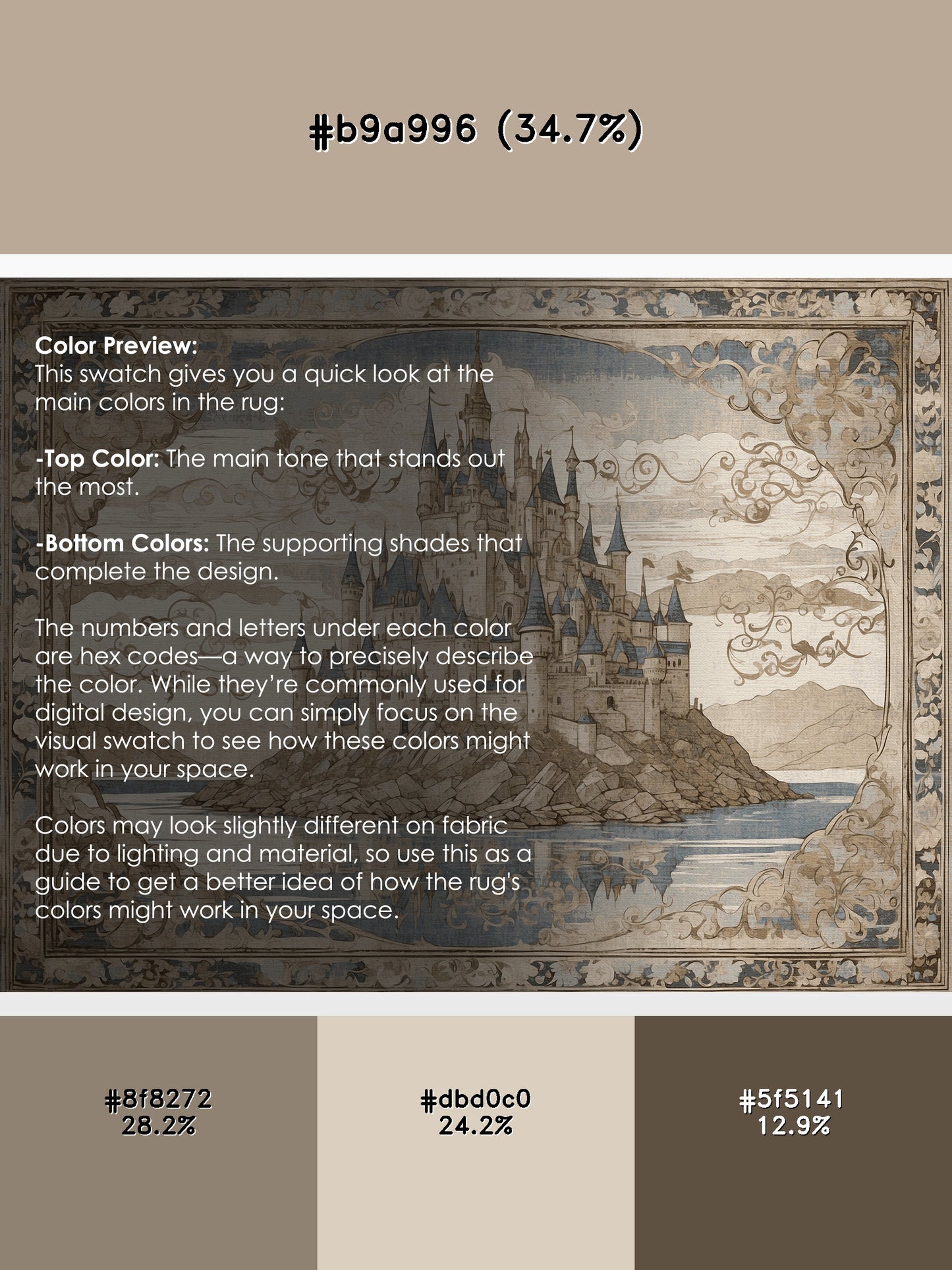 Moonlit Fortress Rug