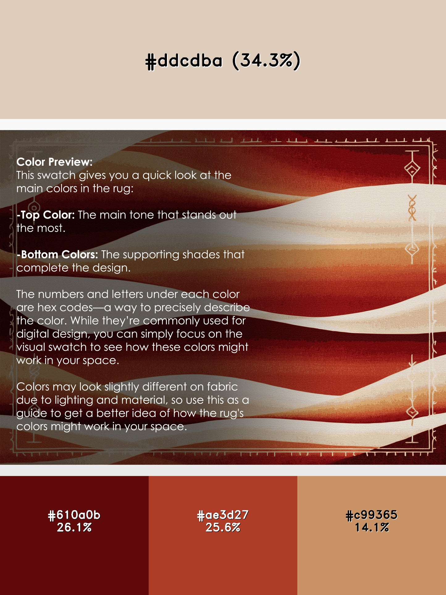 Terracotta Horizon Rug