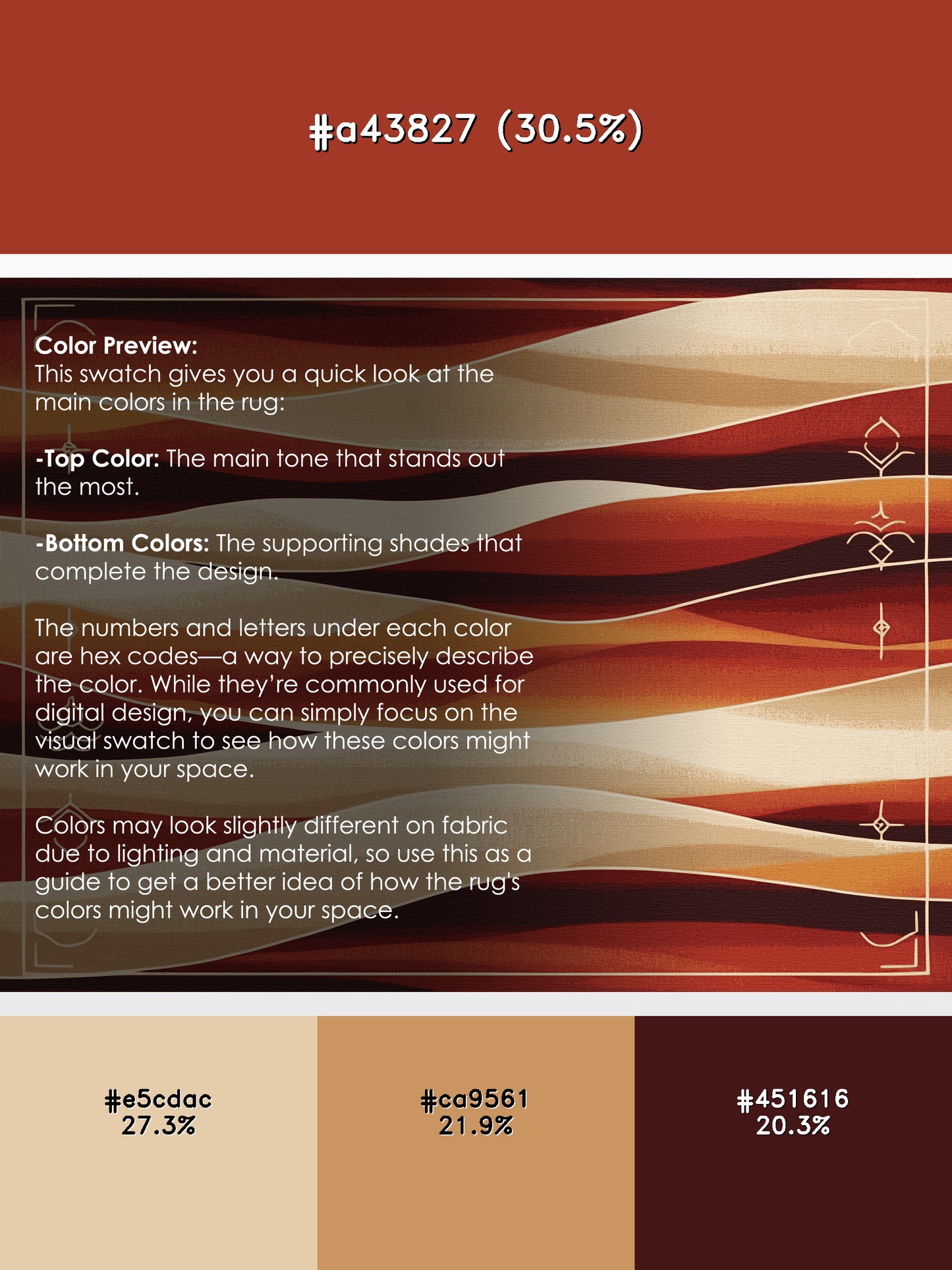 Amber Echo Rug