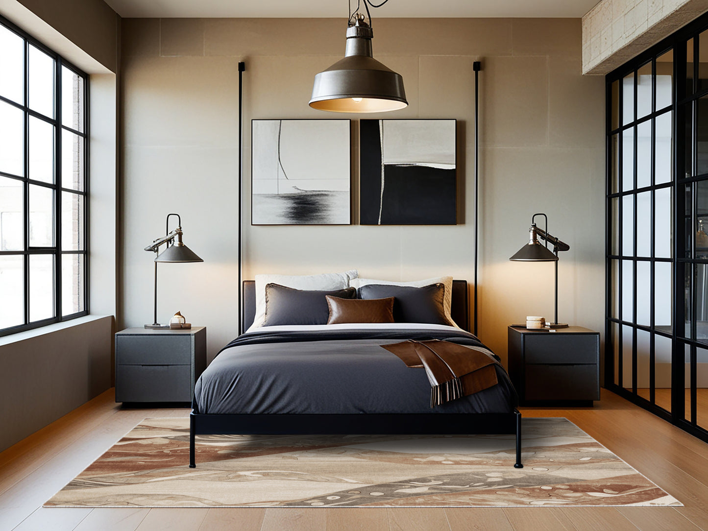 Shimmering Crest Rug