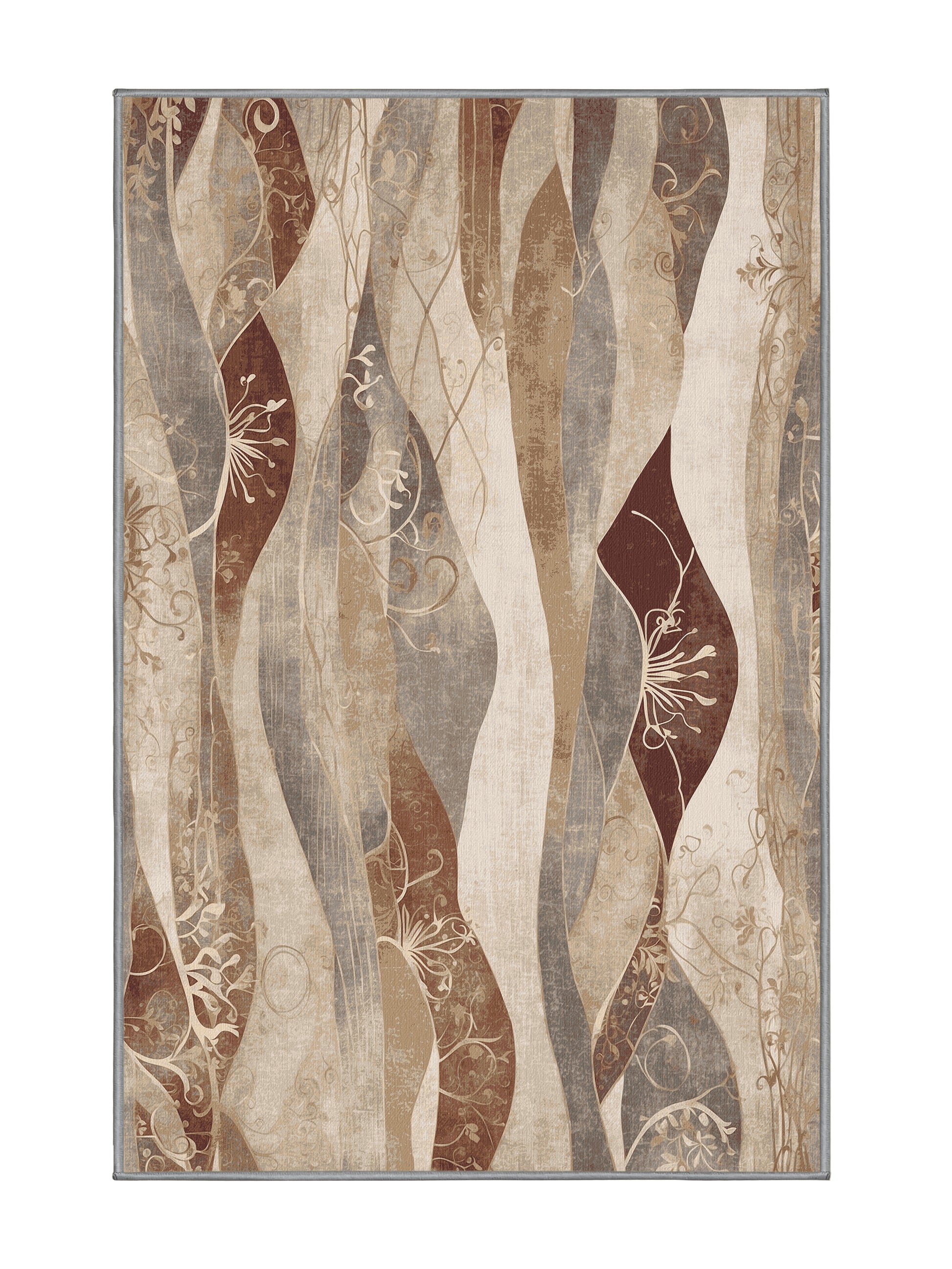 Dunes of Light Tranquil Blush - Premium Sandstone Modern Area Rug | Plush & Washable Options | Rugolution Home Decor