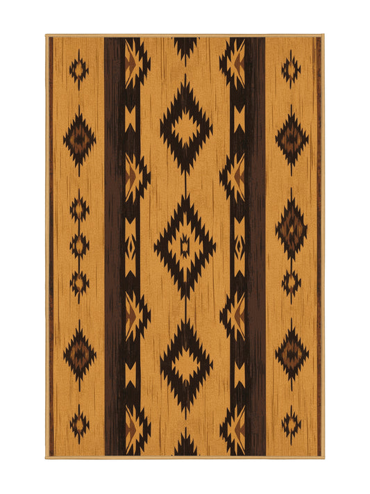 Heritage Southwest Sand Dune Whispers - Premium Peru (W3C) Modern Area Rug | Plush & Washable Options | Rugolution Home Decor