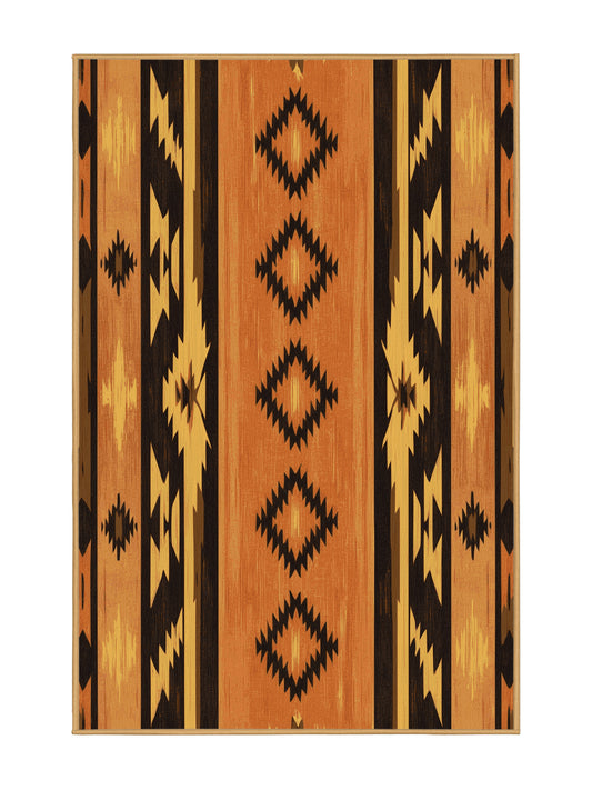 Heritage Southwest Nomad's Trail - Premium Peru (W3C) Modern Area Rug | Plush & Washable Options | Rugolution Home Decor