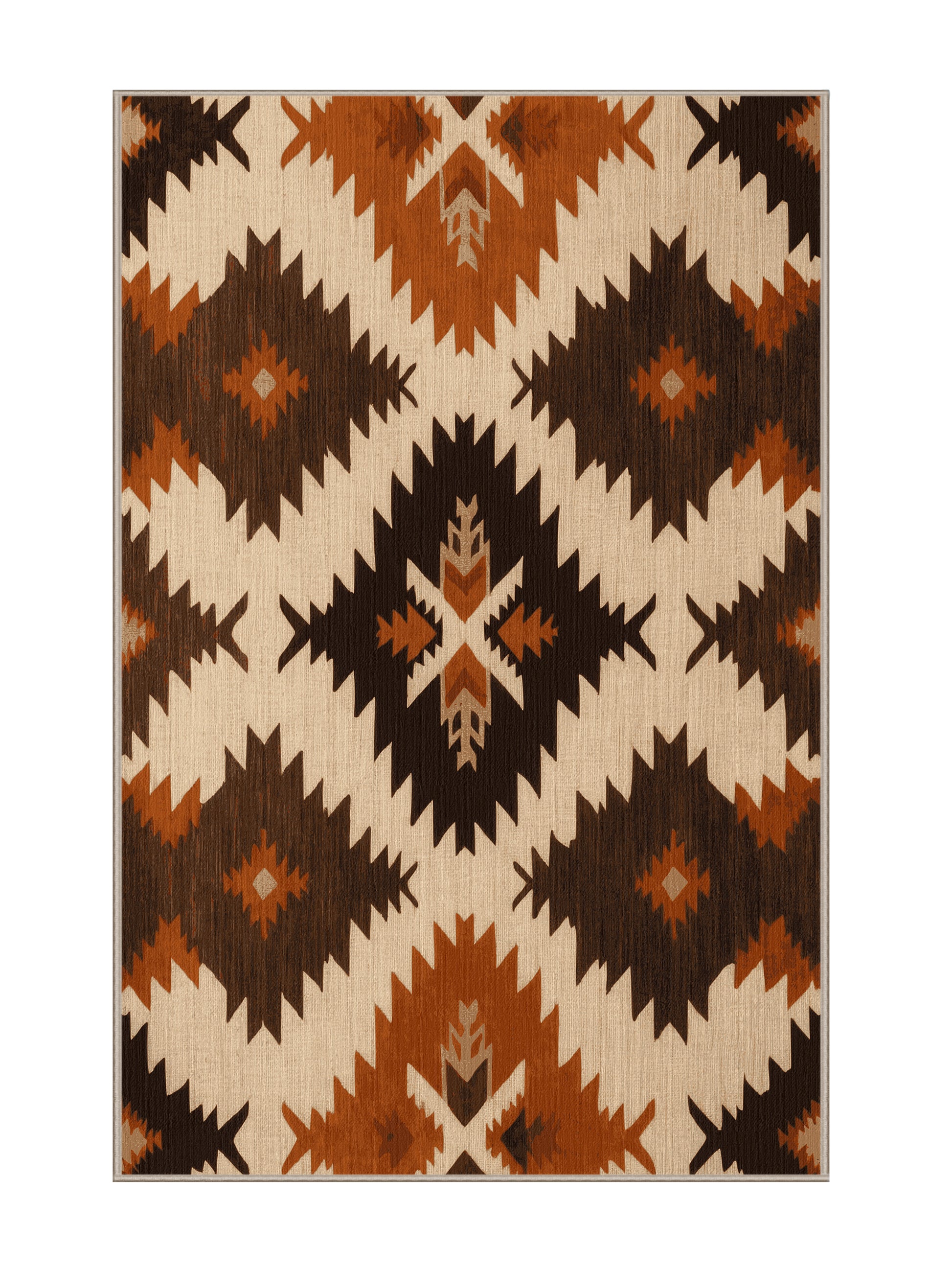 Heritage Southwest Canyon Solace - Premium Tan (W3C) Modern Area Rug | Plush & Washable Options | Rugolution Home Decor