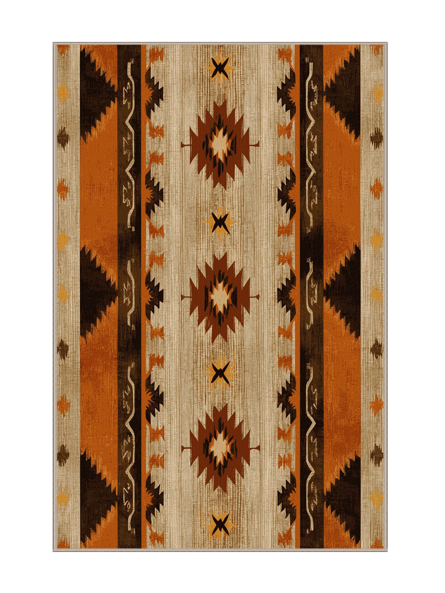 Heritage Southwest Sunlit Labyrinth - Premium Light French Beige Modern Area Rug | Plush & Washable Options | Rugolution Home Decor