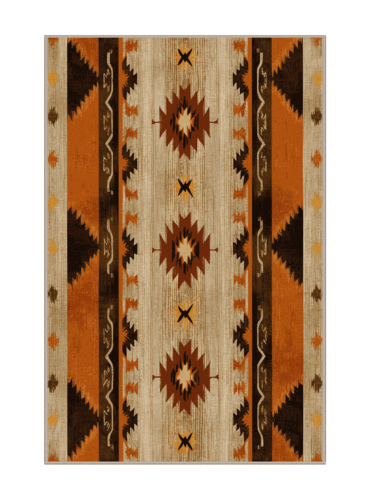 Heritage Southwest Sunlit Labyrinth - Premium Light French Beige Modern Area Rug | Plush & Washable Options | Rugolution Home Decor