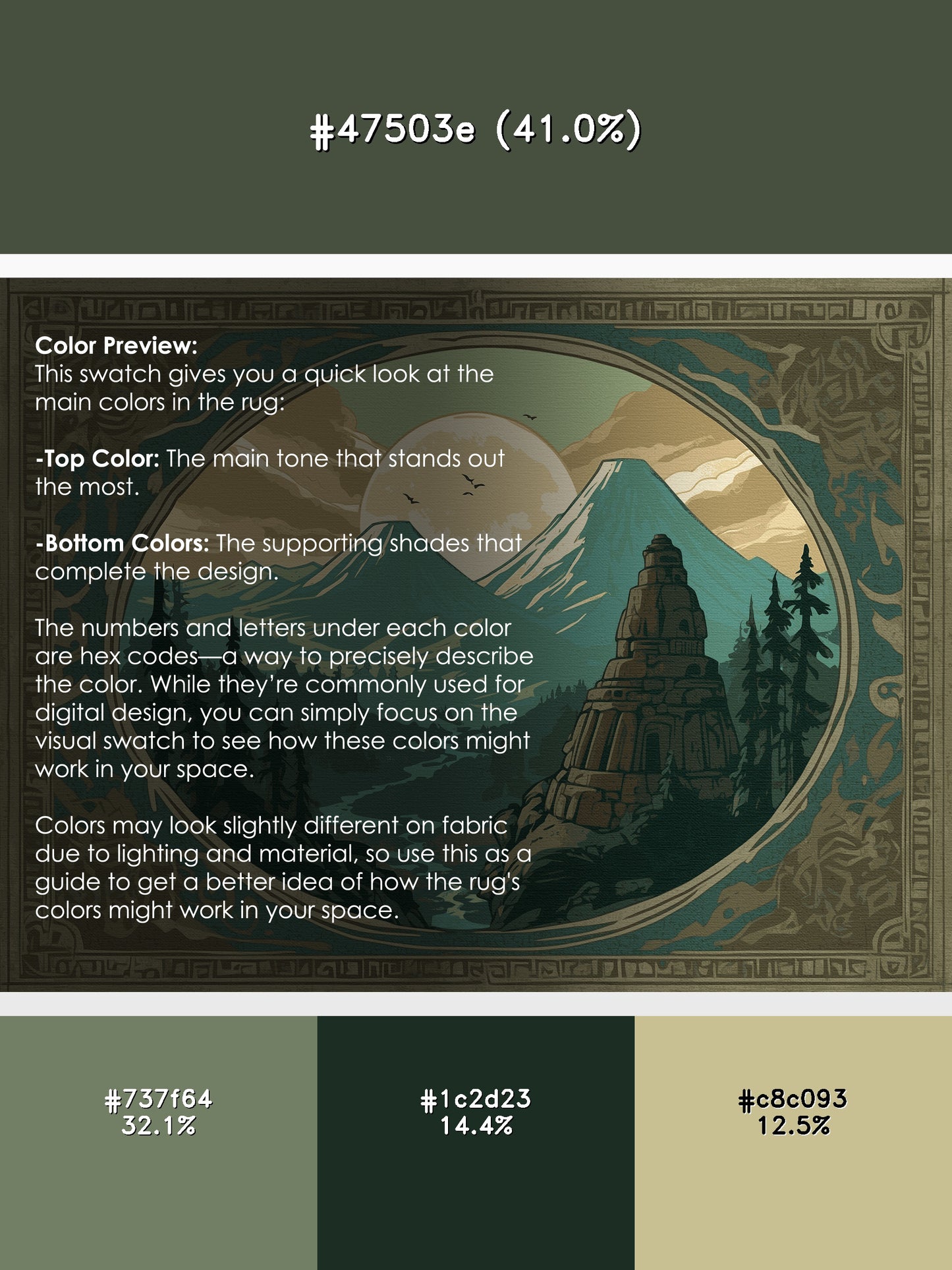 Golden Relic Rug