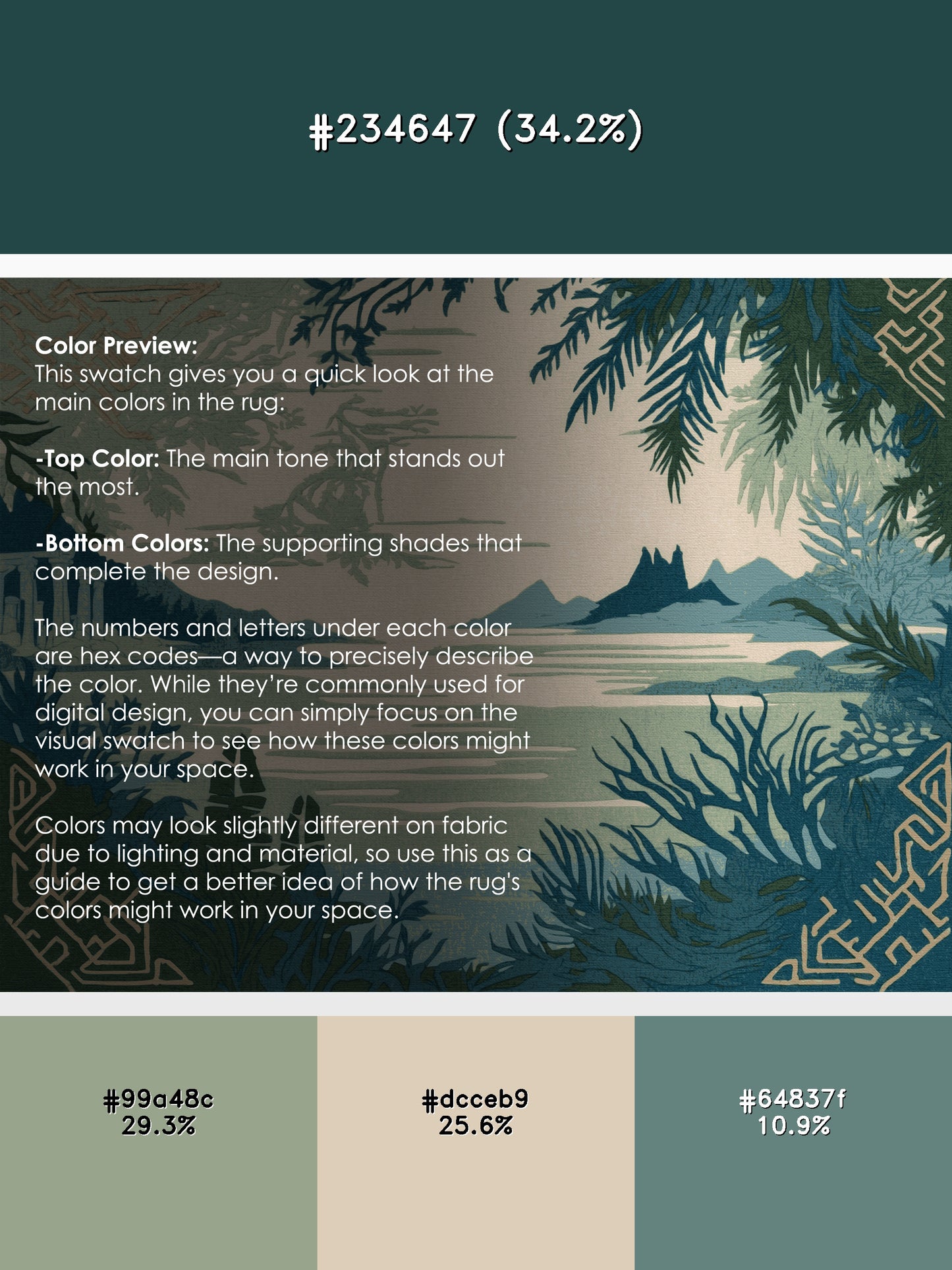 Serene Glyphs Rug