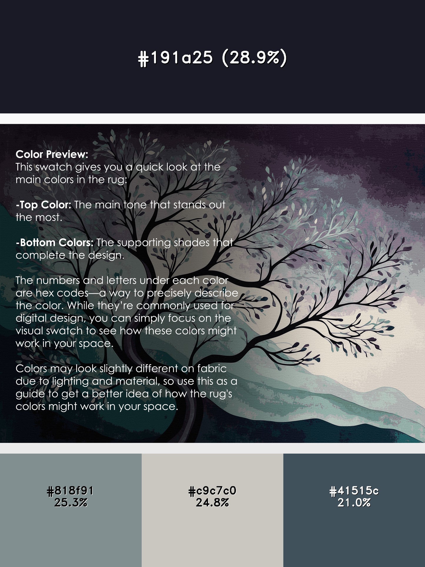 Aurora Branches Rug