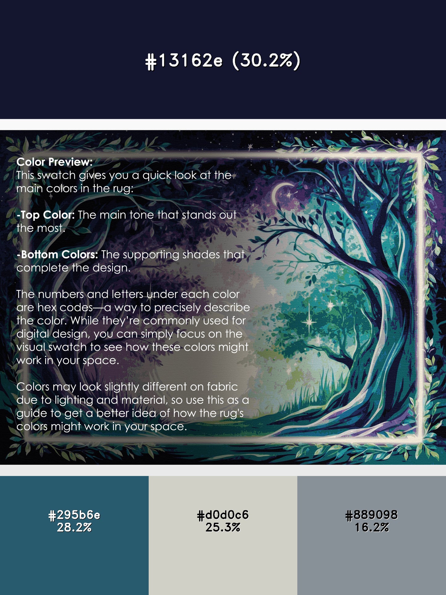 Shimmering Canopy Rug