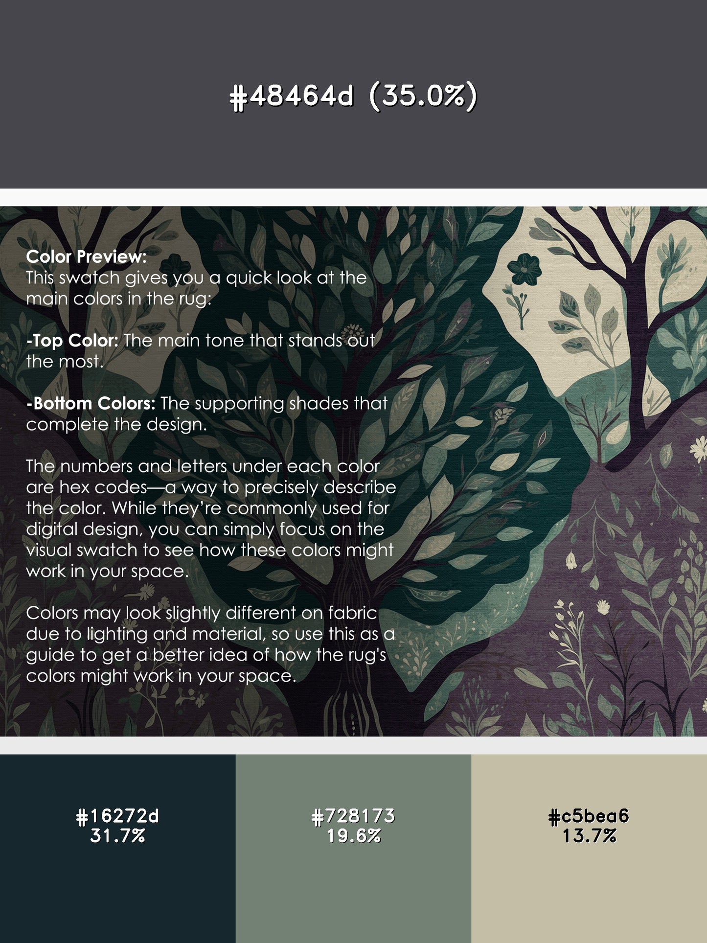 Midnight Arbor Rug