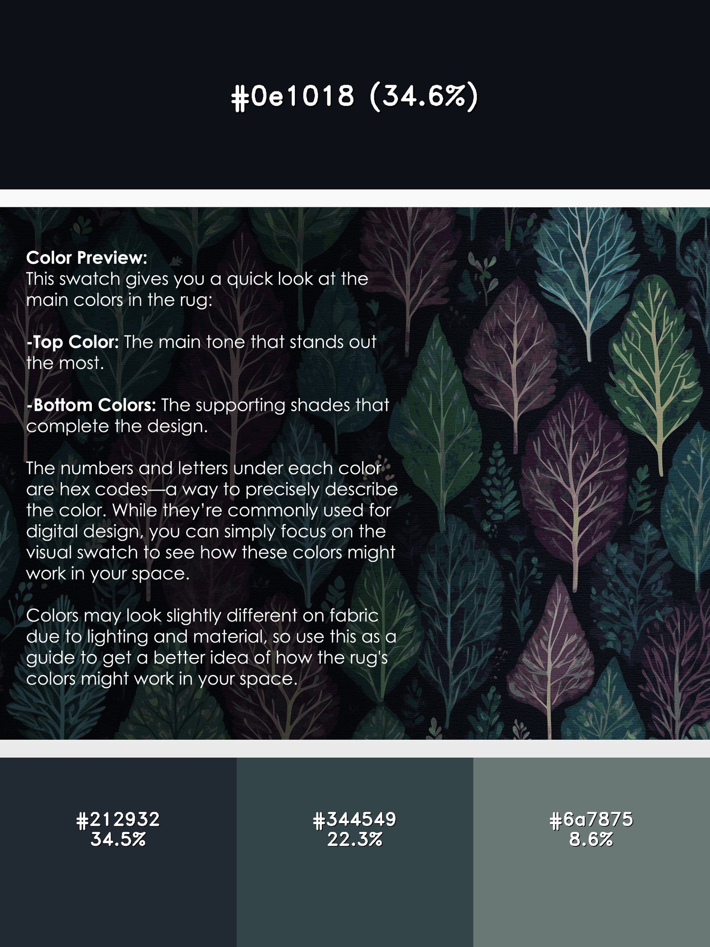 Moonlit Sprigs Rug