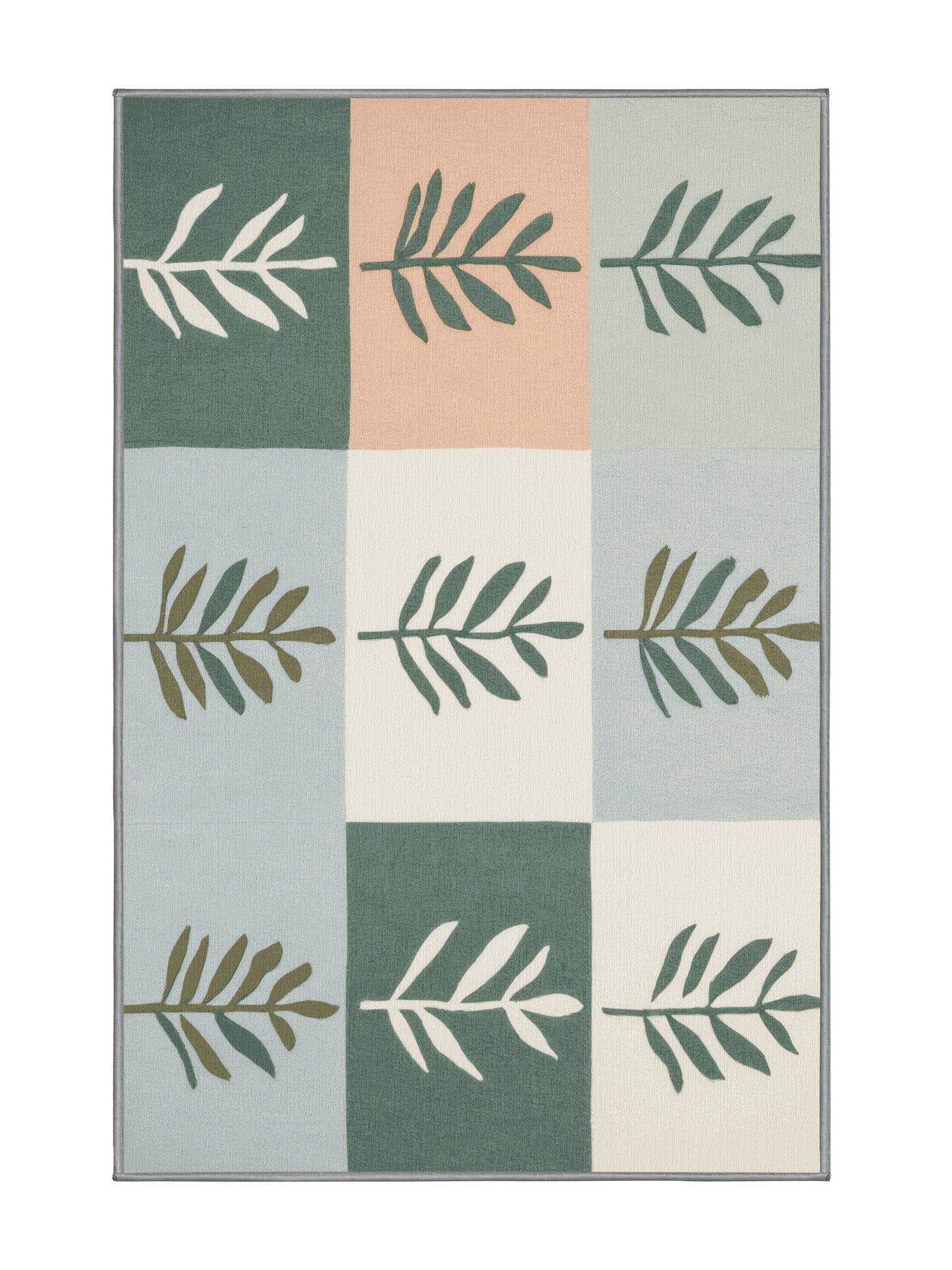 Natures Haven Willow's Grace - Premium Gray Cloud Modern Area Rug | Plush & Washable Options | Rugolution Home Decor