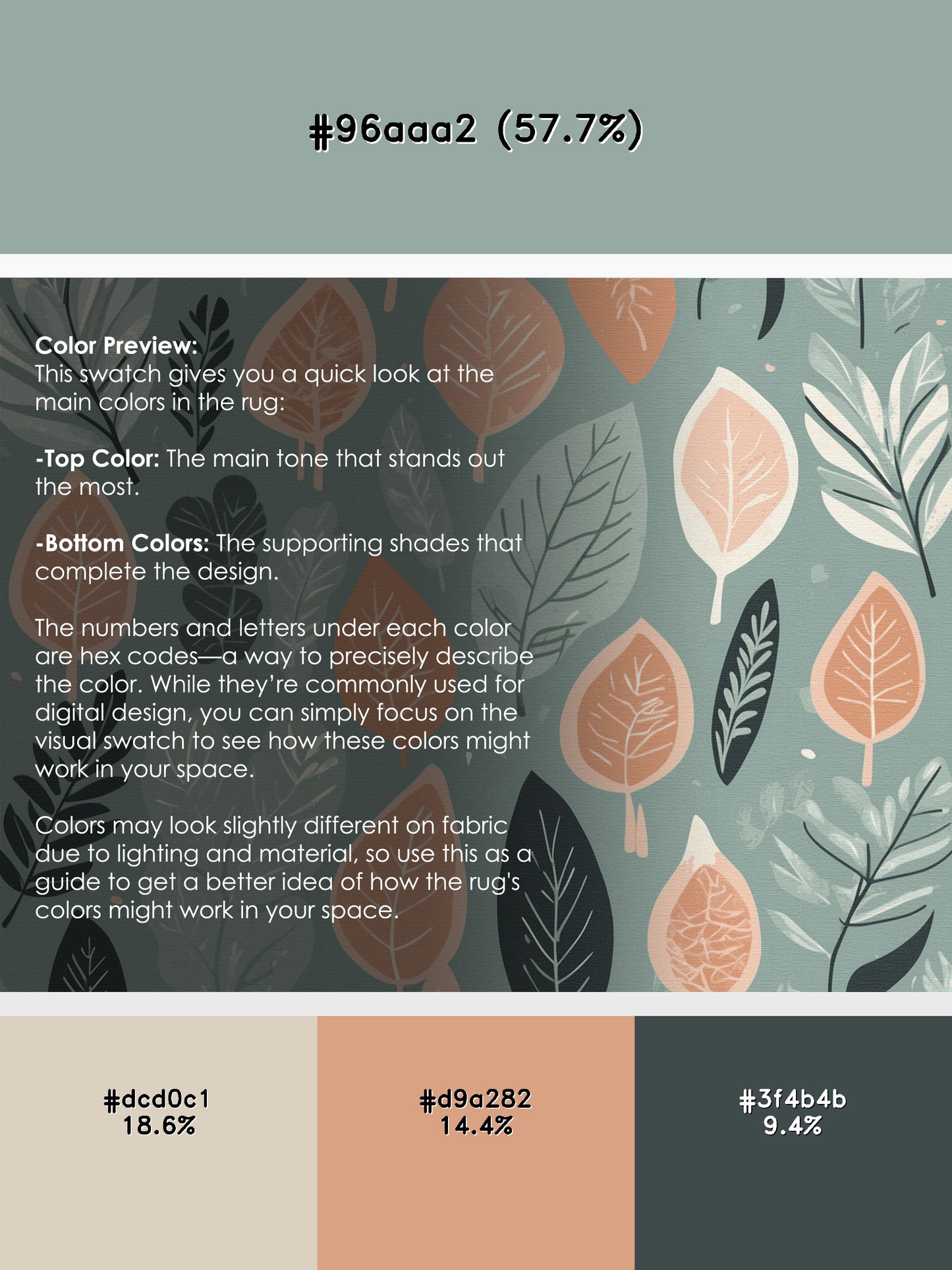 Golden Fern Rug