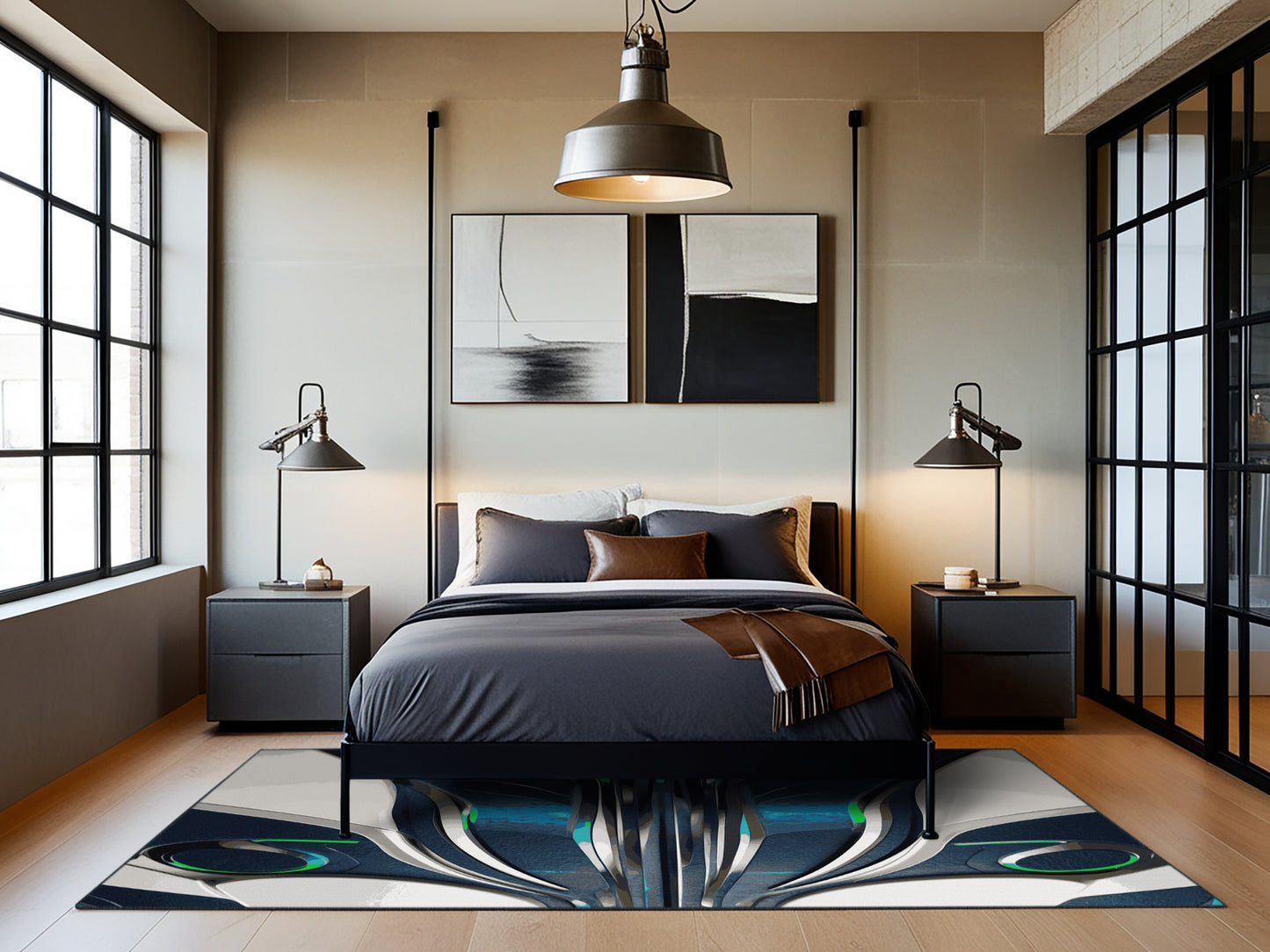 Pulsar Drift Rug