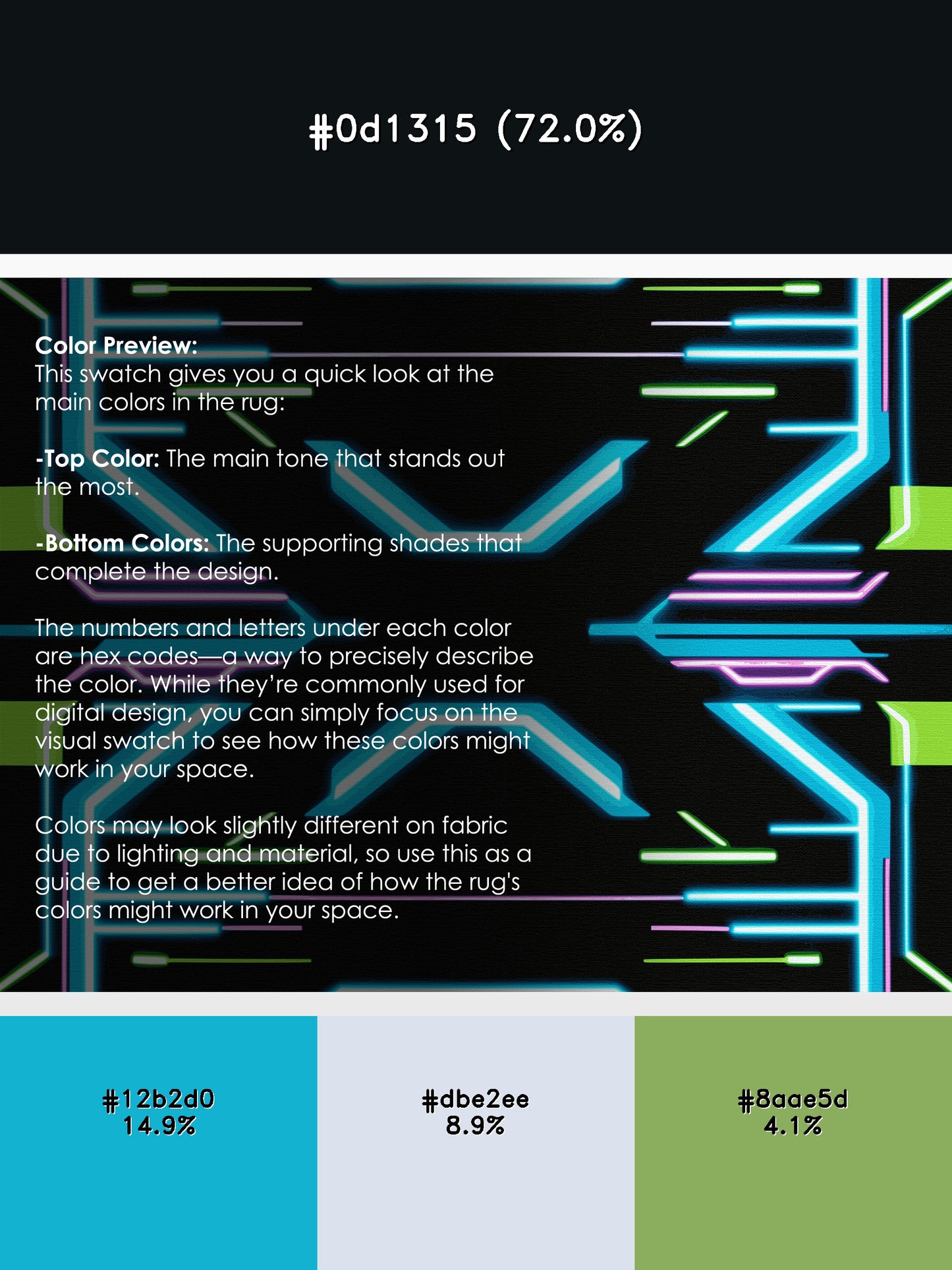 Spectral Overlay Rug