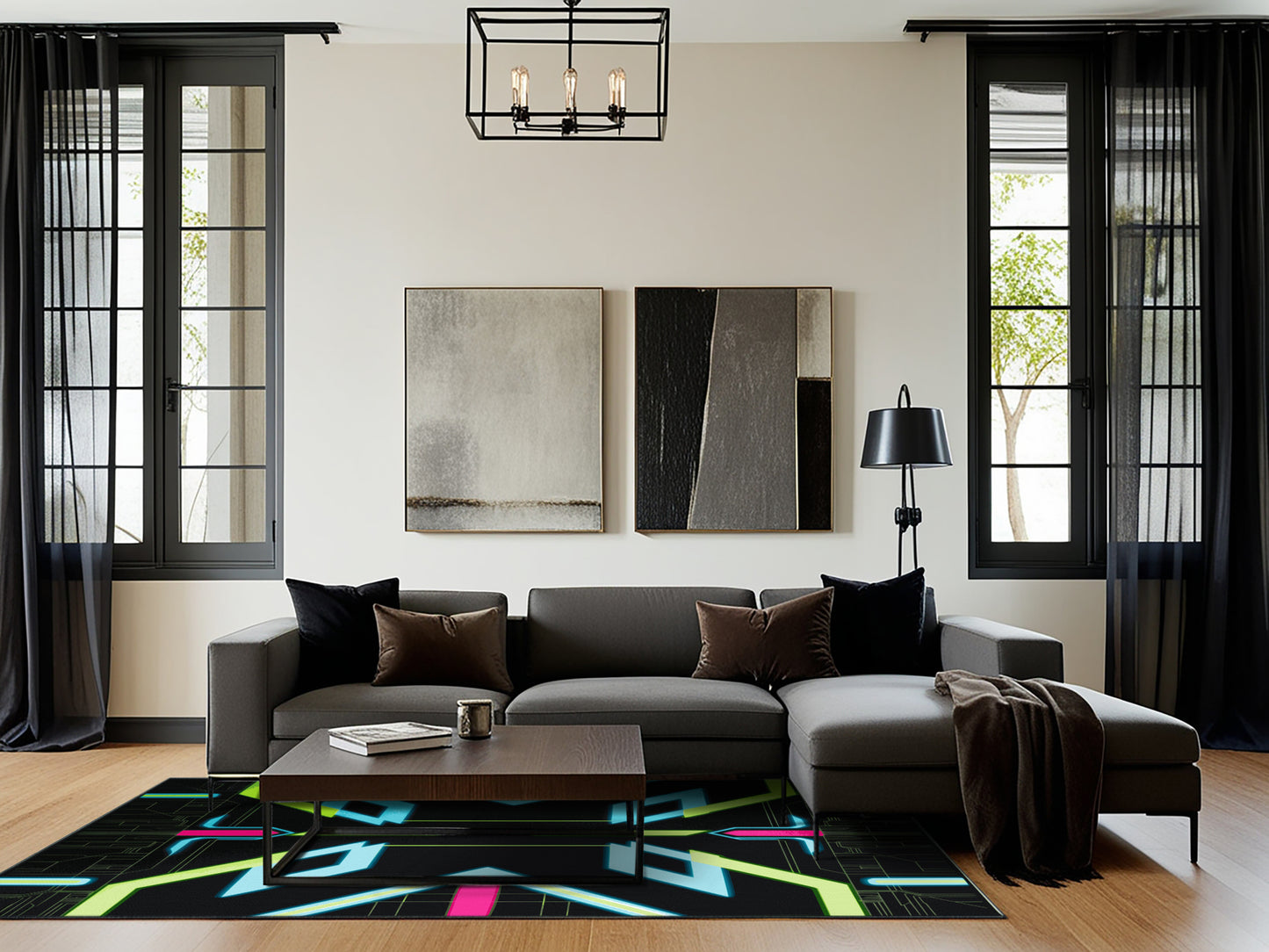 Electro Current Rug