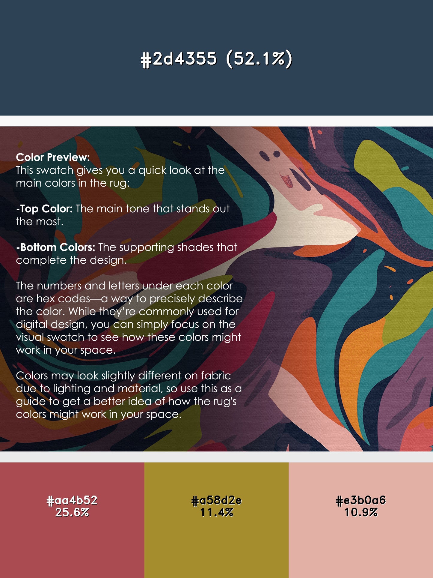 Chromatic Illusion Rug