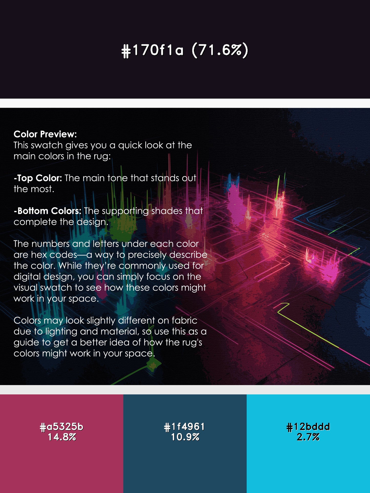 Galaxy Grid Rug