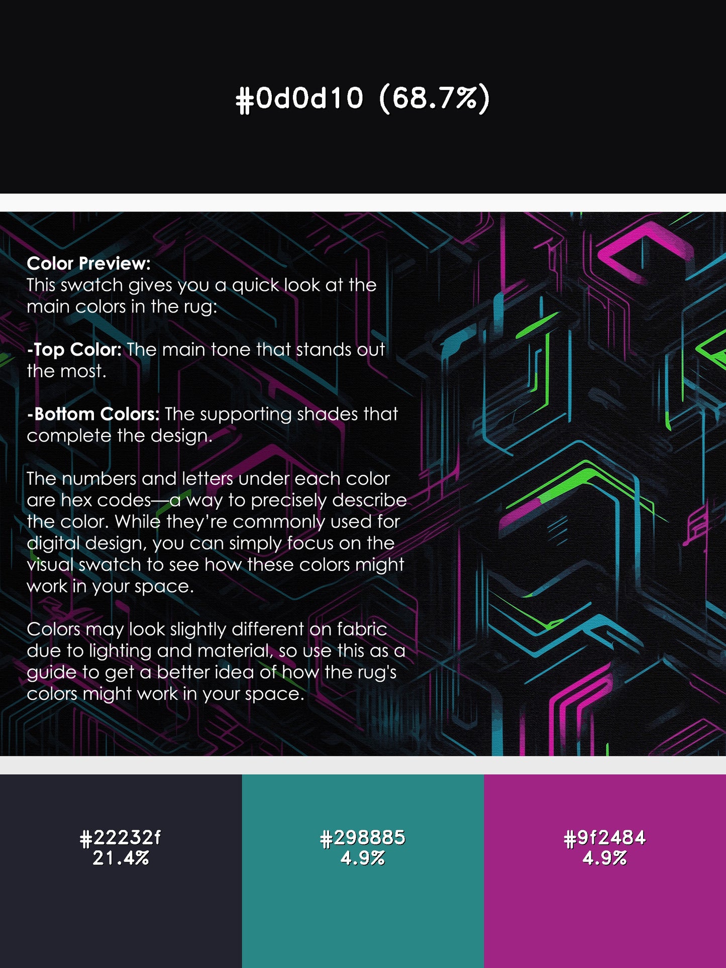 Spectrum Beats Rug