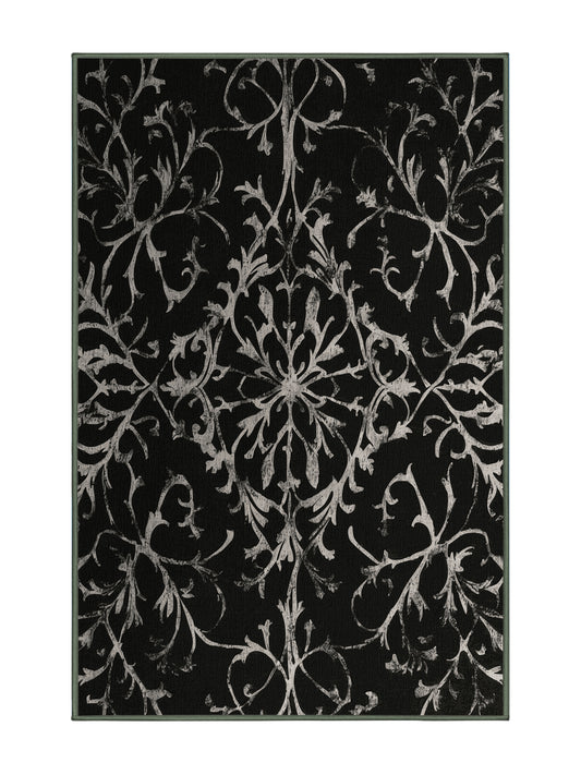 Nocturne Elegance Veiled Elegance - Premium Camouflage Green Modern Area Rug | Plush & Washable Options | Rugolution Home Decor
