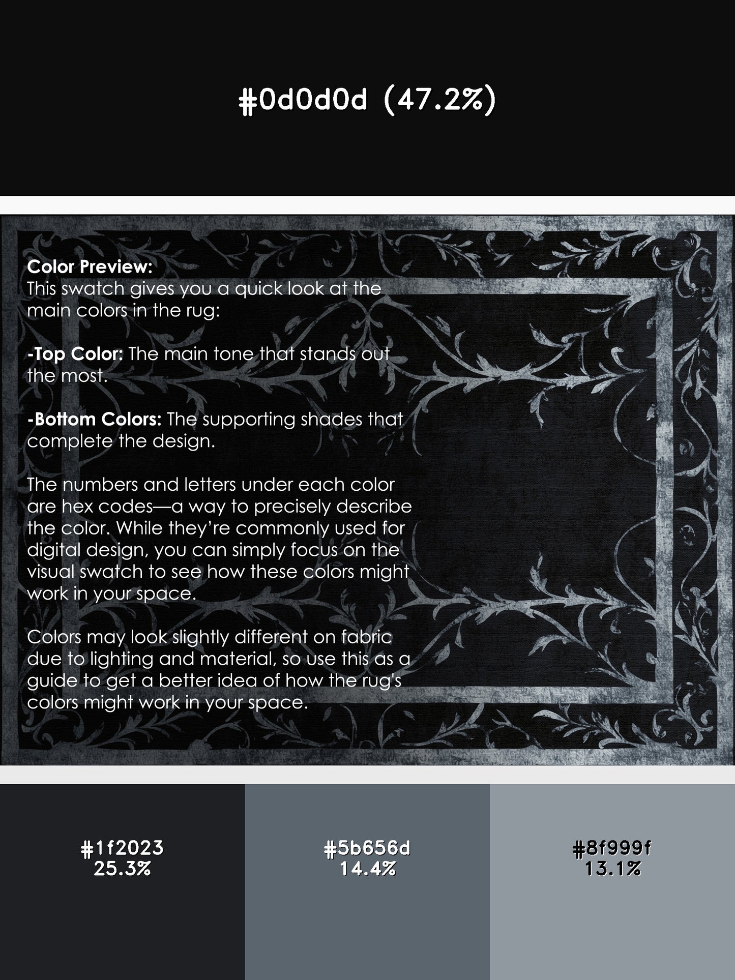 Nocturne Blossom Rug