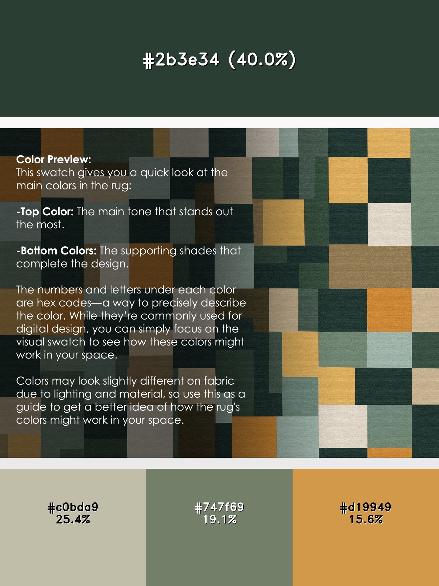 Patterned Patches Rug