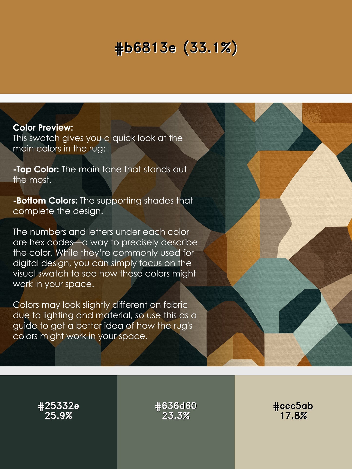 Cubic Plateaus Rug