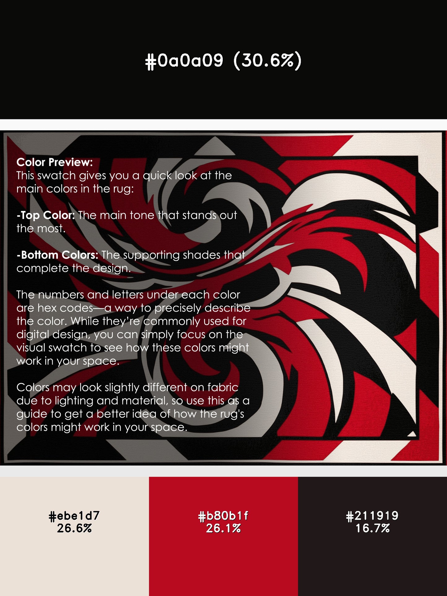 Midnight Phoenix Rug