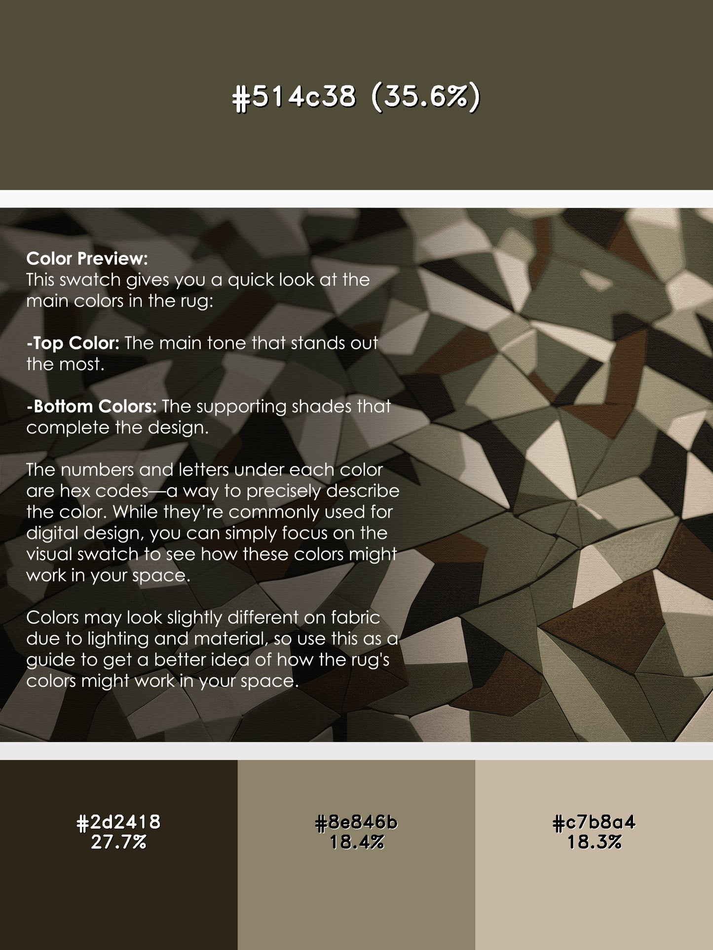 Geo Camouflage Rug