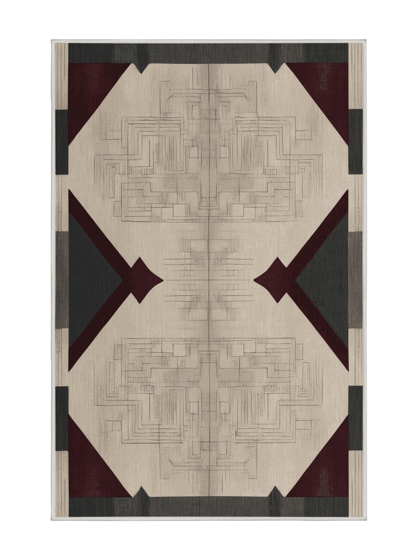 Timeless Tapestries Heritage Loom - Premium Dark White Modern Area Rug | Plush & Washable Options | Rugolution Home Decor