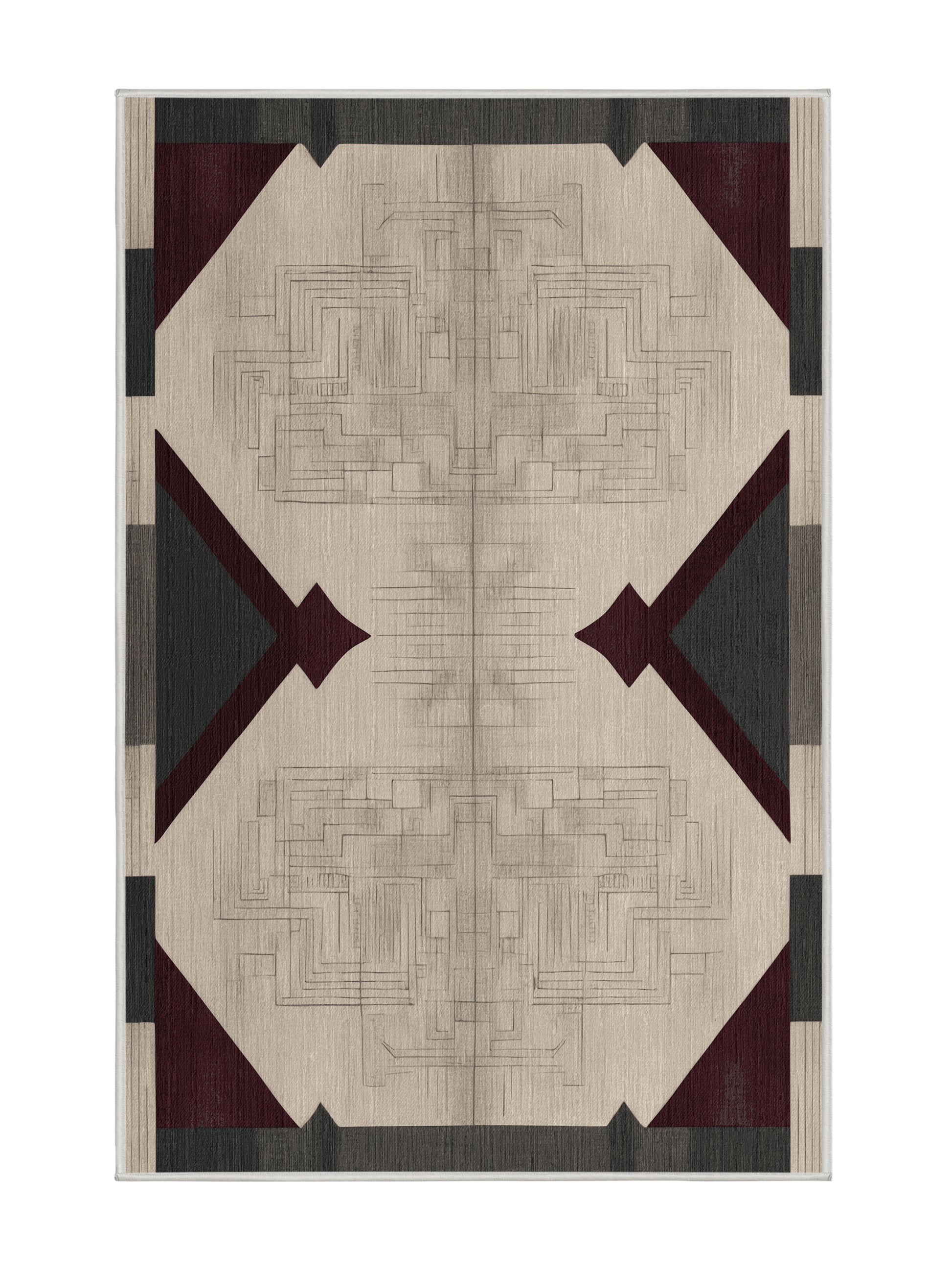 Timeless Tapestries Heritage Loom - Premium Dark White Modern Area Rug | Plush & Washable Options | Rugolution Home Decor