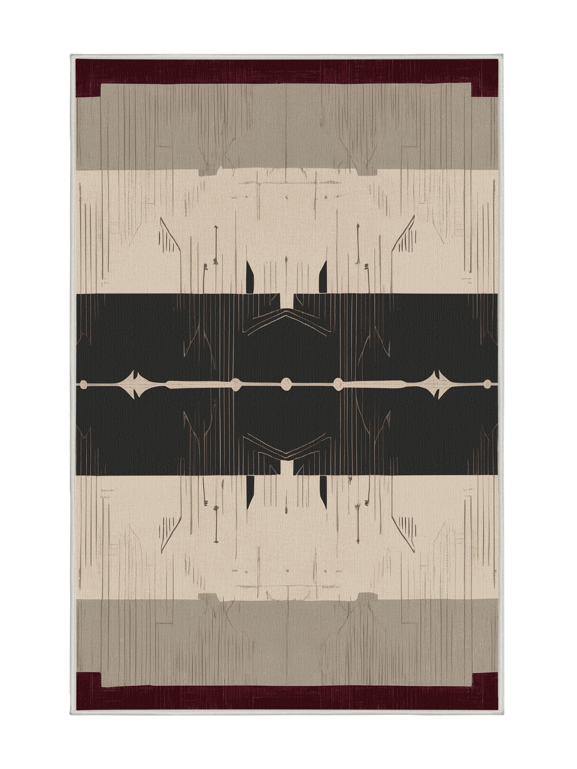 Timeless Tapestries Legacy Threads - Premium Champagne Modern Area Rug | Plush & Washable Options | Rugolution Home Decor