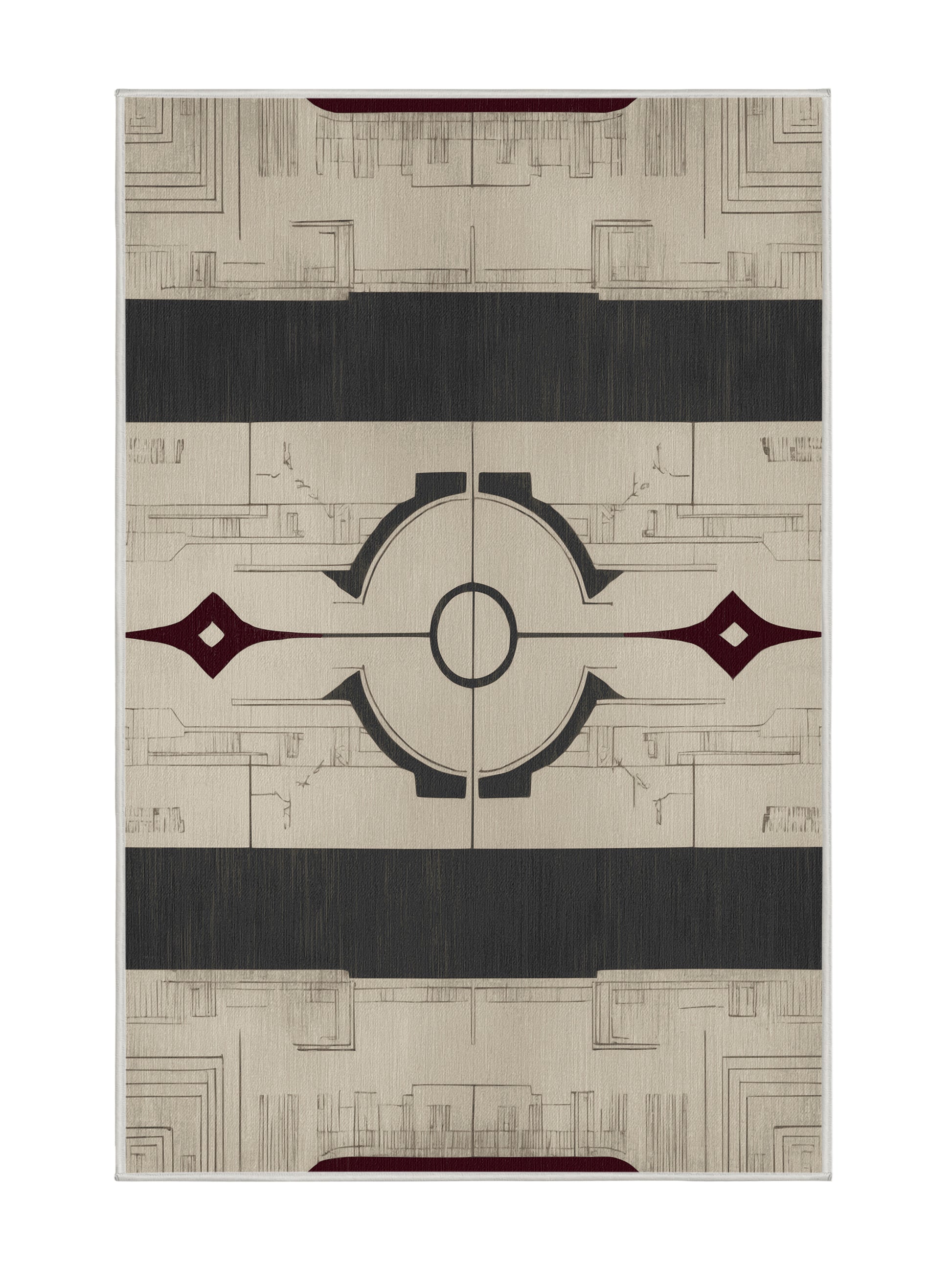 Timeless Tapestries Aristocrat's Aura - Premium White Chocolate Modern Area Rug | Plush & Washable Options | Rugolution Home Decor