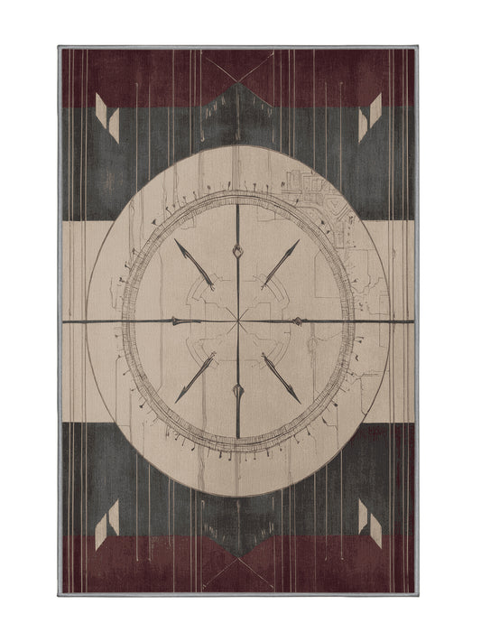 Timeless Tapestries Courtly Canvas - Premium Sandstone Modern Area Rug | Plush & Washable Options | Rugolution Home Decor