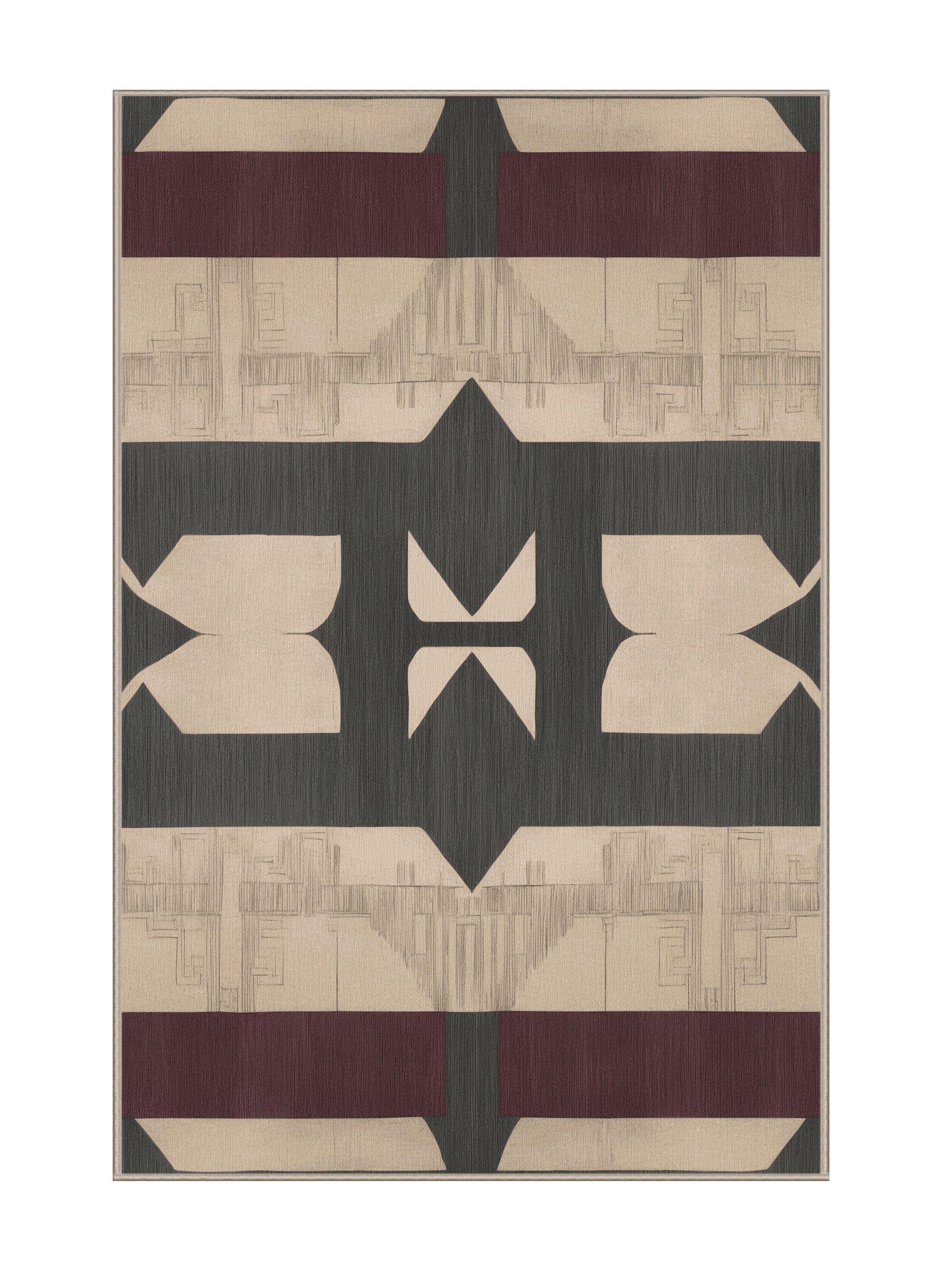 Timeless Tapestries Aristocratic Artistry - Premium Desert Sand Modern Area Rug | Plush & Washable Options | Rugolution Home Decor