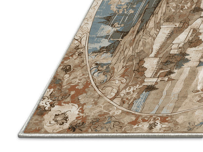 Golden Drawbridge Rug