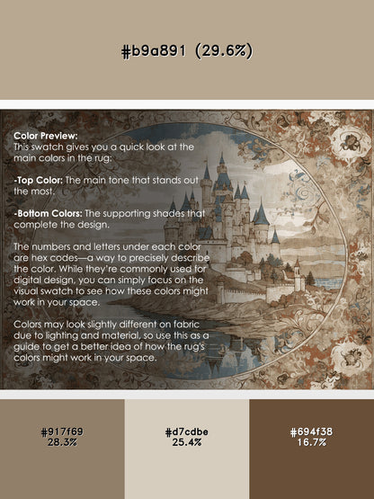 Golden Drawbridge Rug