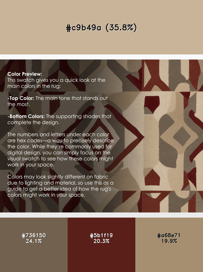 Angular Flow Rug