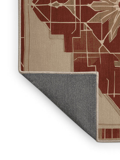 Abstract Pulse Rug