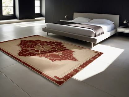 Abstract Pulse Rug