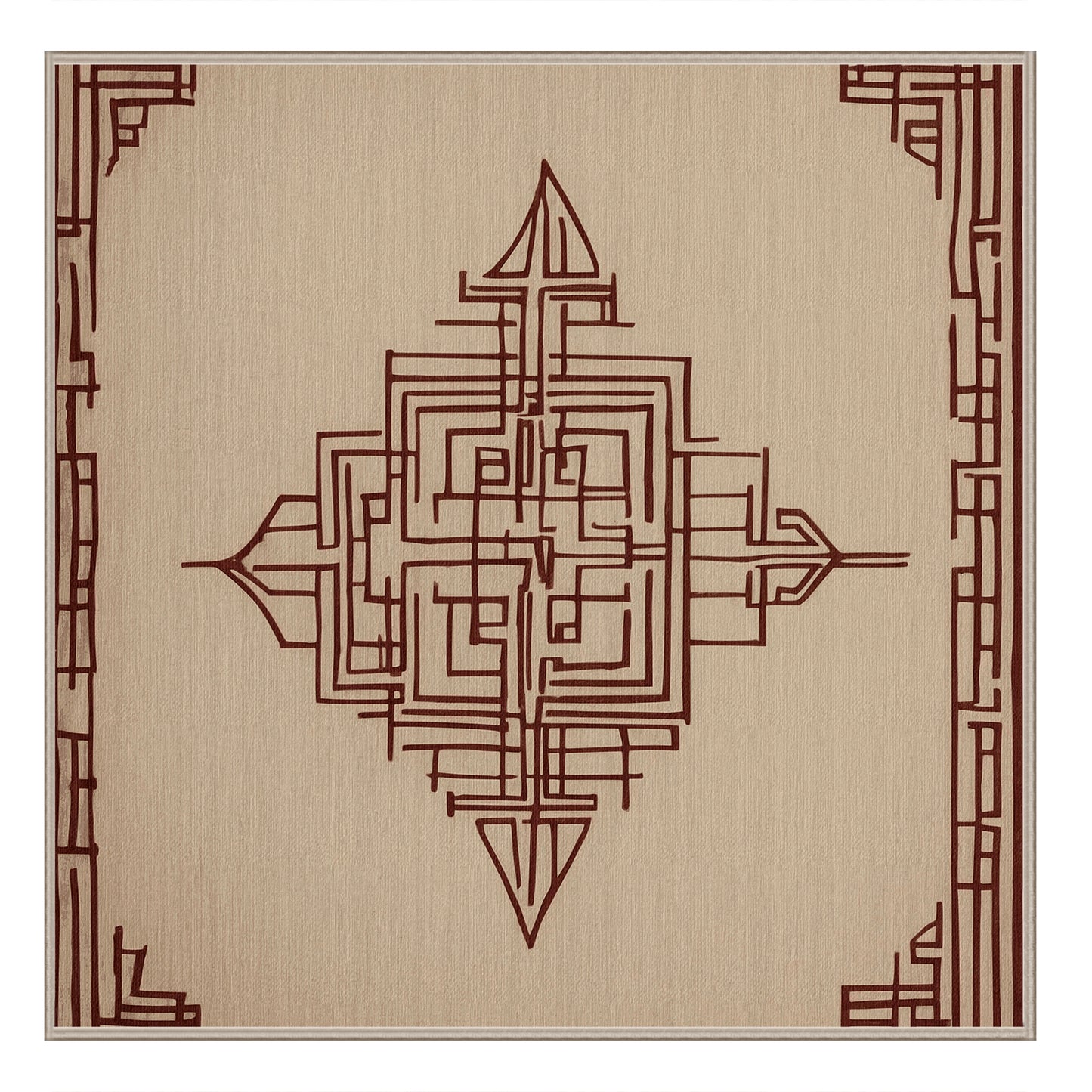 Fragmented Harmony Rug