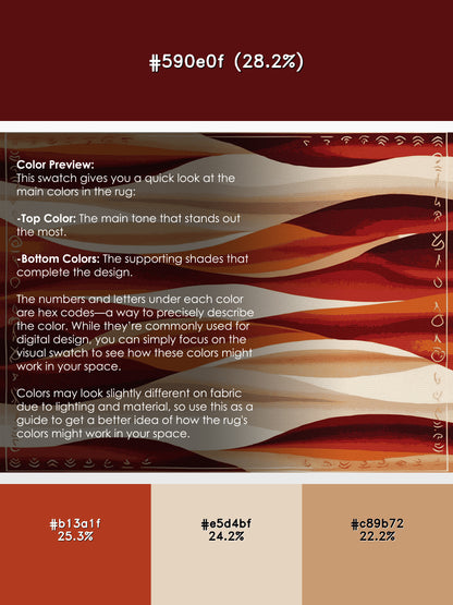 Scarlet Winds Rug
