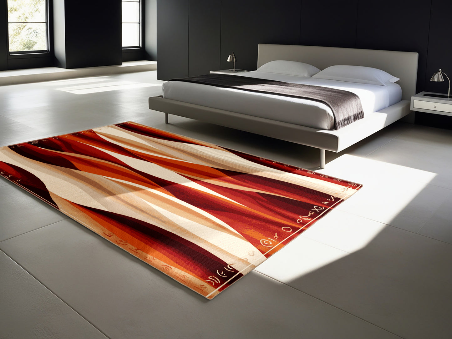 Scarlet Winds Rug