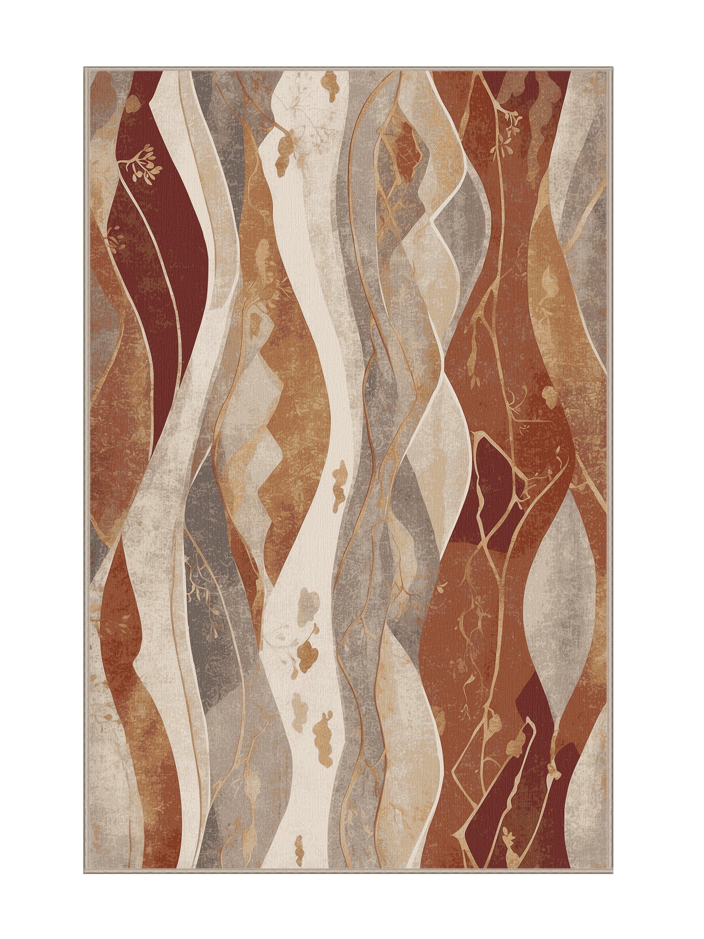 Dunes of Light Veil of Dunes - Premium Tan (W3C) Modern Area Rug | Plush & Washable Options | Rugolution Home Decor