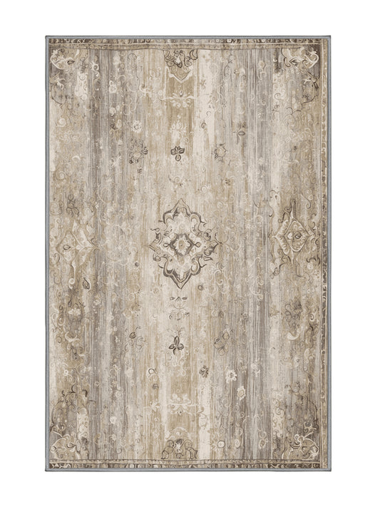 Dunes of Light Whispered Gleam - Premium Sandstone Modern Area Rug | Plush & Washable Options | Rugolution Home Decor