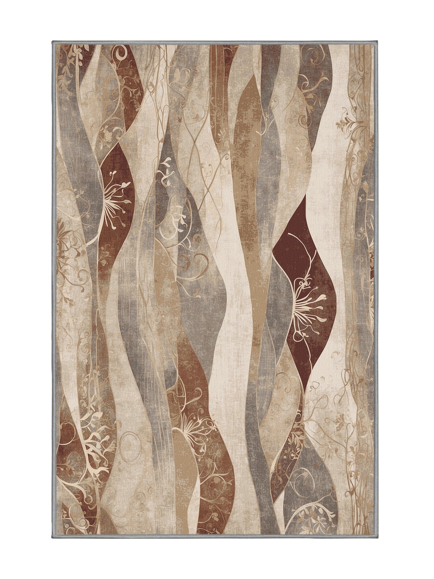 Dunes of Light Tranquil Blush - Premium Sandstone Modern Area Rug | Plush & Washable Options | Rugolution Home Decor