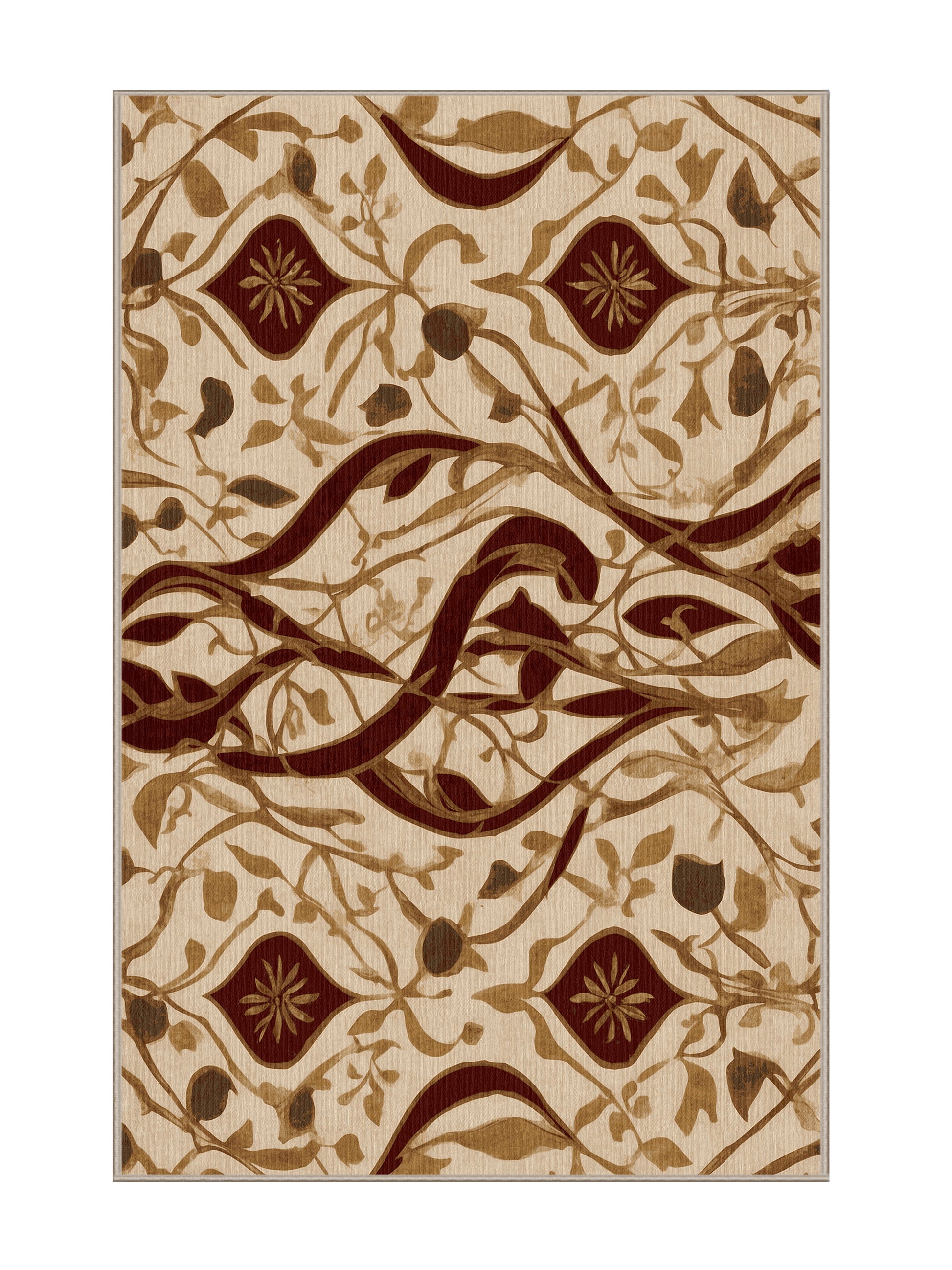 Glided Mythos Veil of Splendor - Premium Tan (W3C) Modern Area Rug | Plush & Washable Options | Rugolution Home Decor