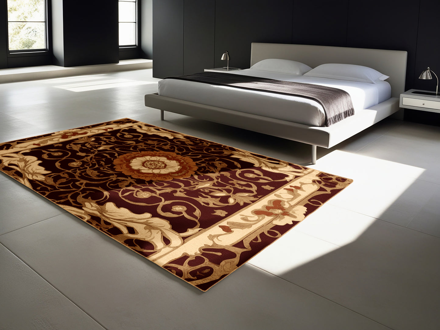 Opulent Scroll Rug