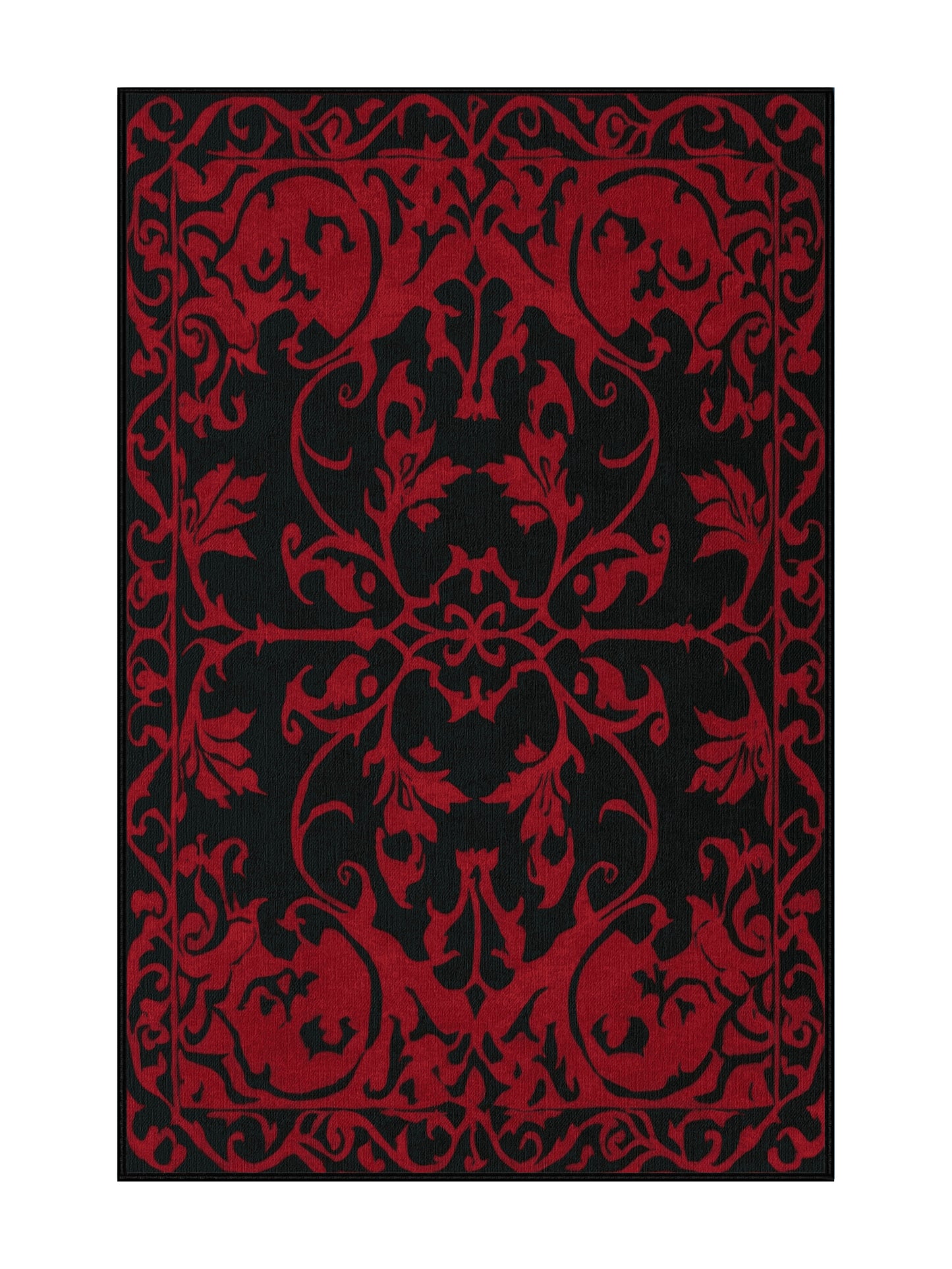 Glided Mythos Luminary Blossom - Premium Gunmetal Modern Area Rug | Plush & Washable Options | Rugolution Home Decor